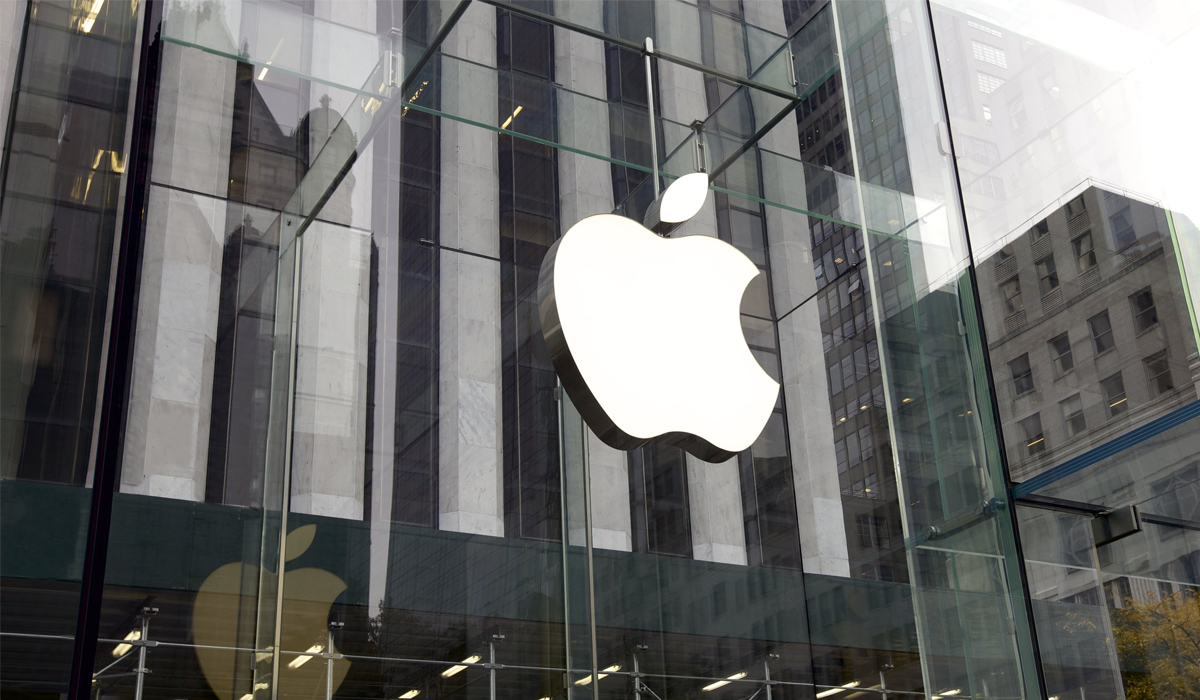 The Apple logo